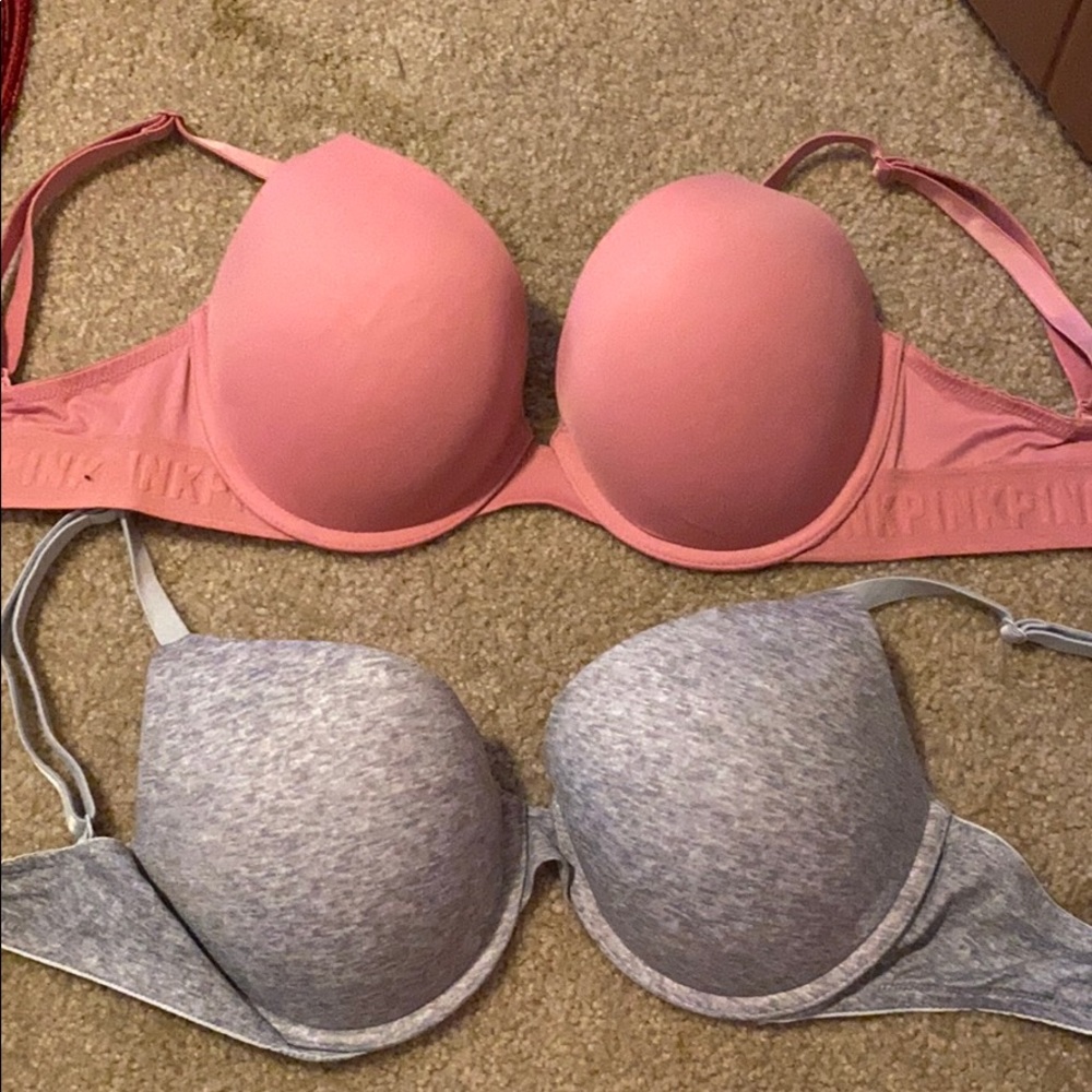 Two 32DD PINK Bras